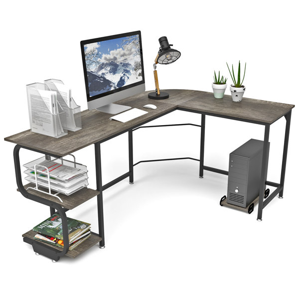 17 Stories Carnearney Reversible LShaped Desk & Reviews Wayfair